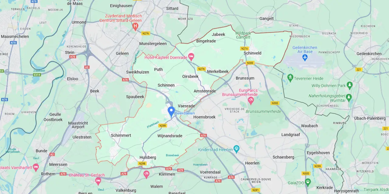 Beekdaelen Map