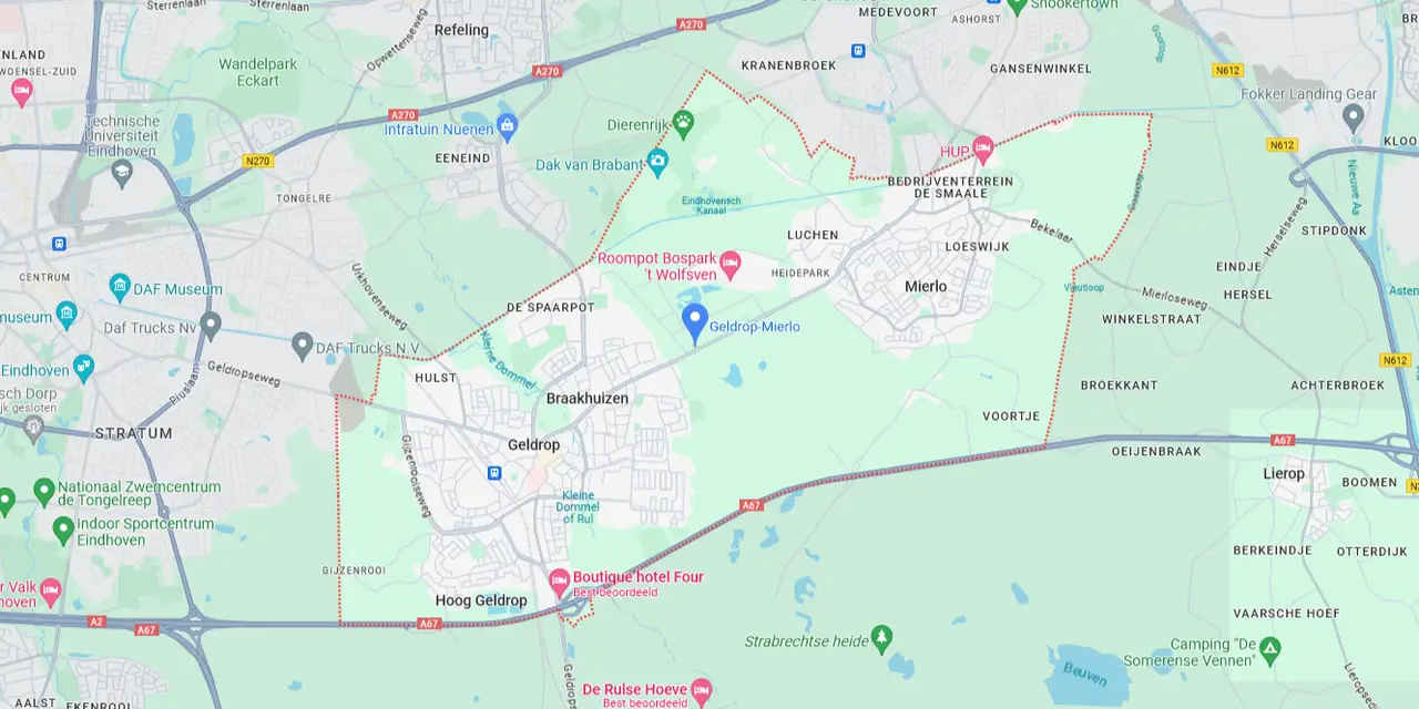 Geldrop-Mierlo Map