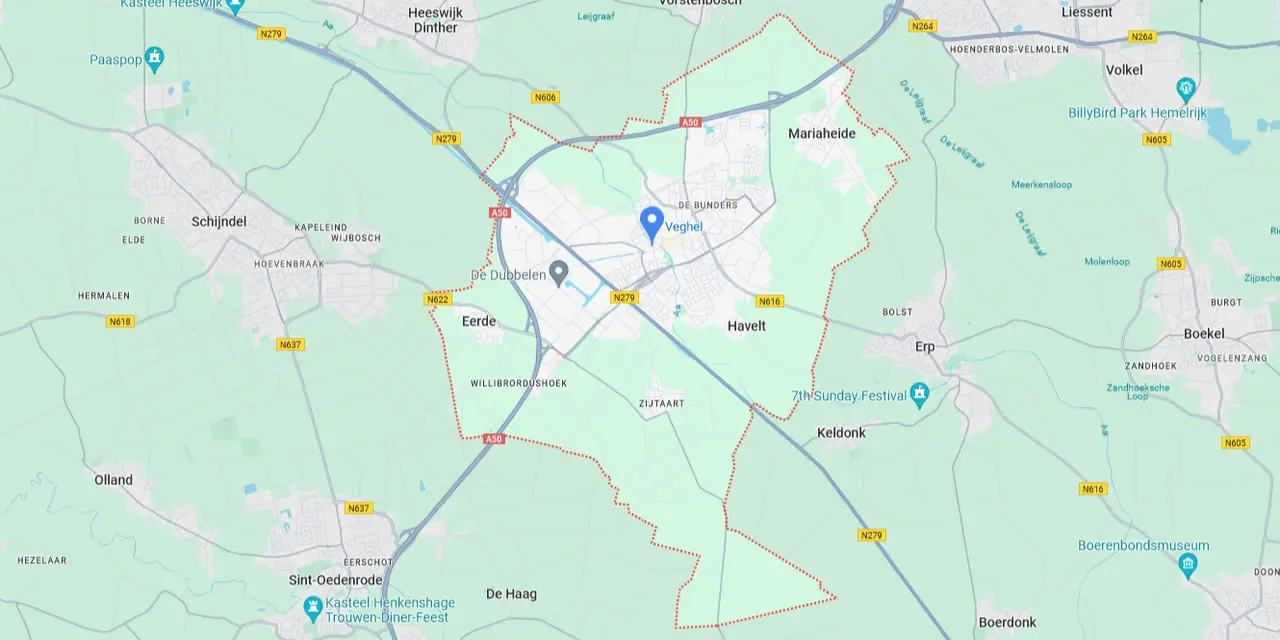 Veghel Map