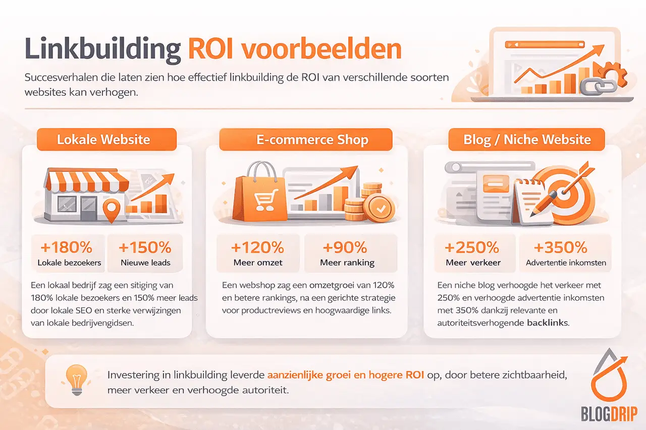 Linkbuilding ROI voorbeelden