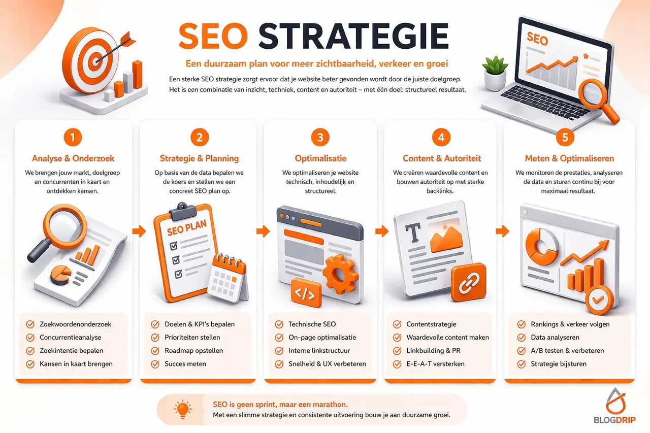 SEO strategie - Zoekmachine optimalisatie