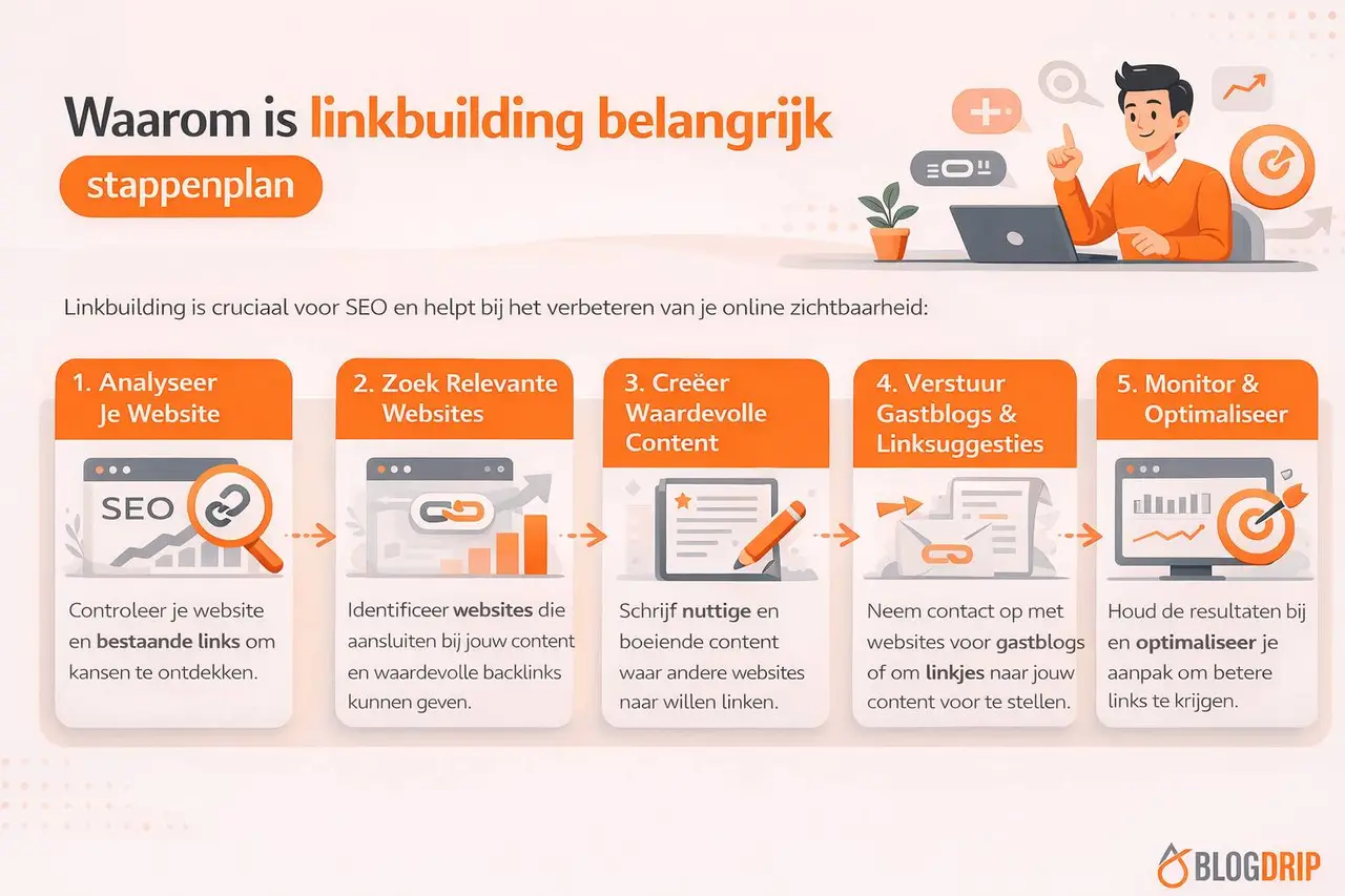 Waarom is linkbuilding belangrijk stappenplan