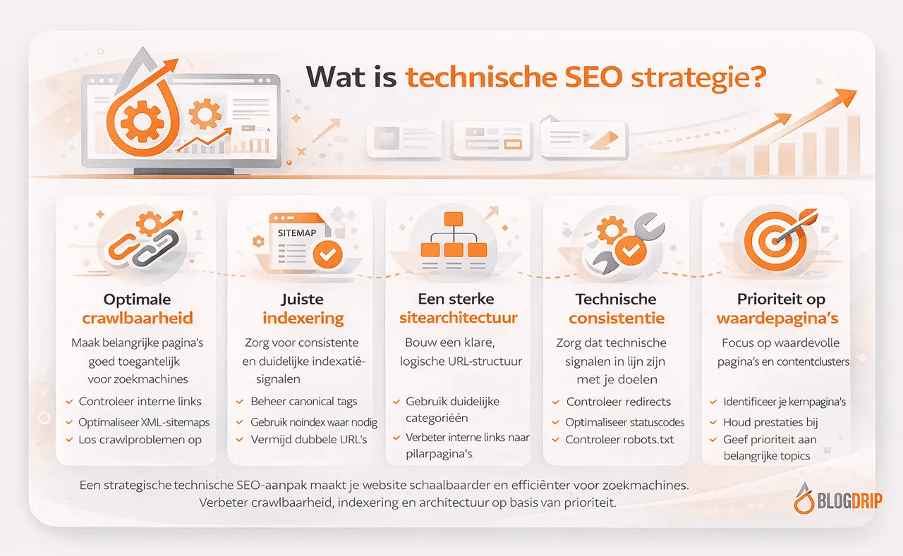 Wat is technische SEO strategie