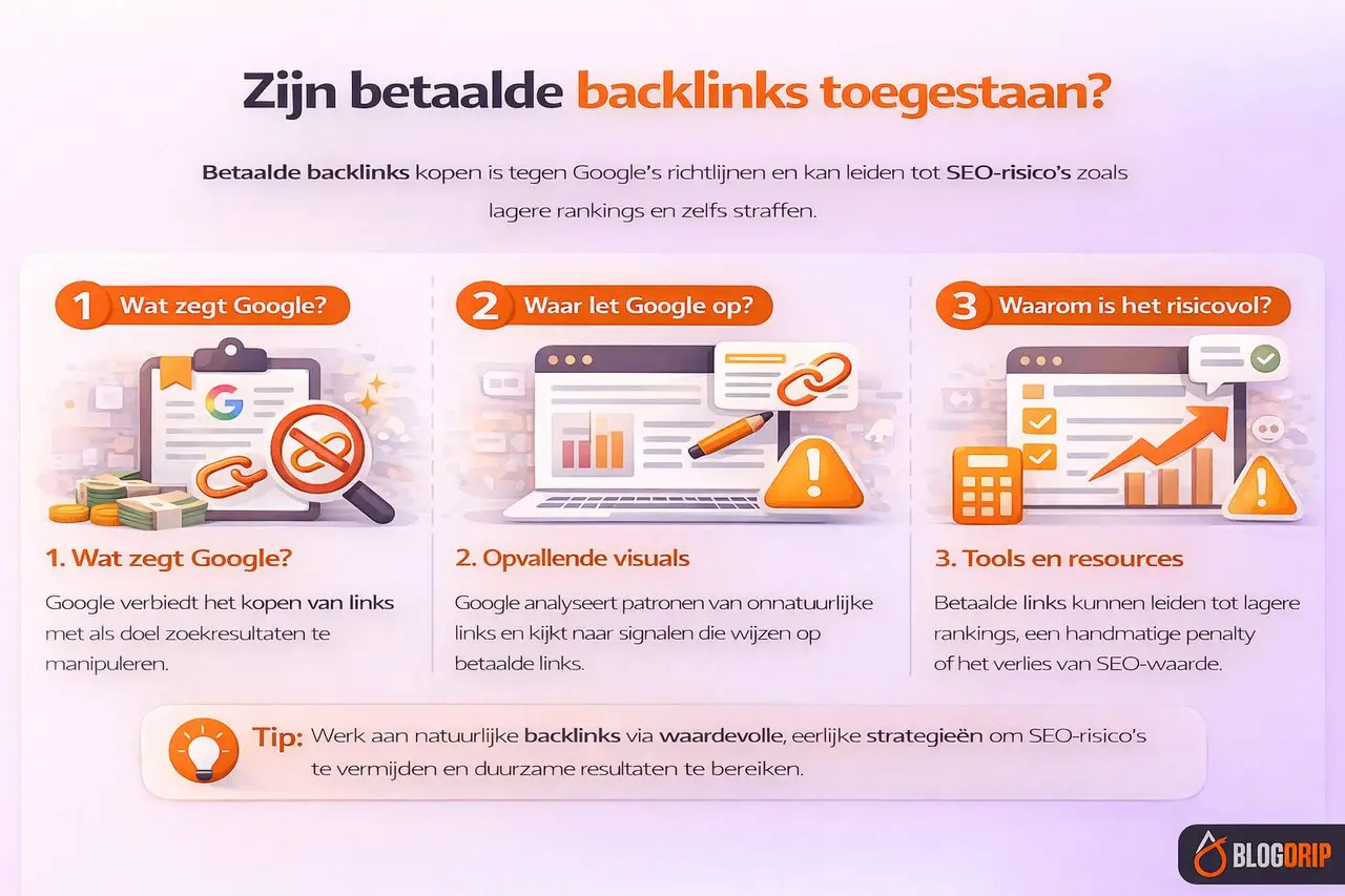 Zijn betaalde backlinks toegestaan